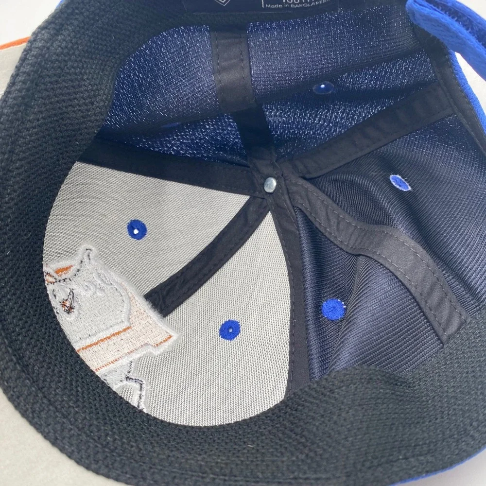 DURHAM BULLS OC Sports Mesh Baseball Hat Youth Blue‎ Orange Embroidered MiLB Cap